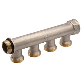 R580CS Сантехнический коллектор никелированный